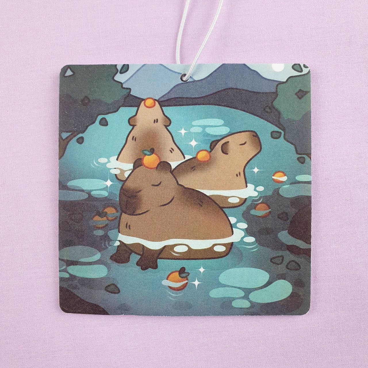 Capybara Airfreshener (Orange Scented)