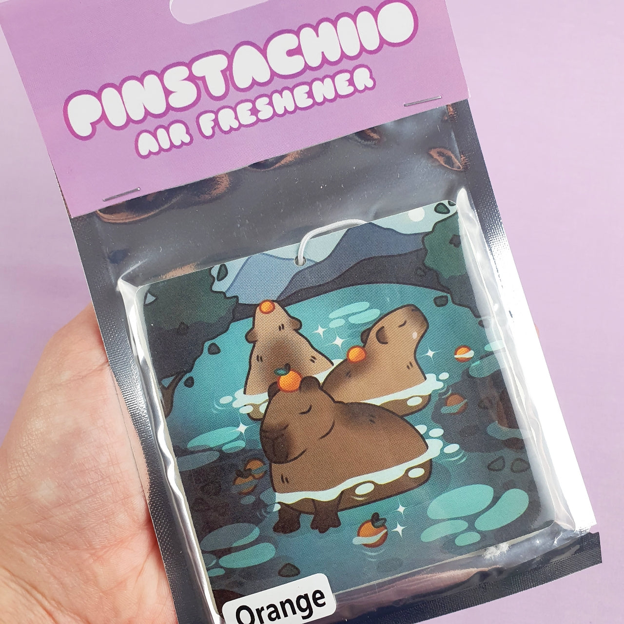 Capybara Airfreshener (Orange Scented)