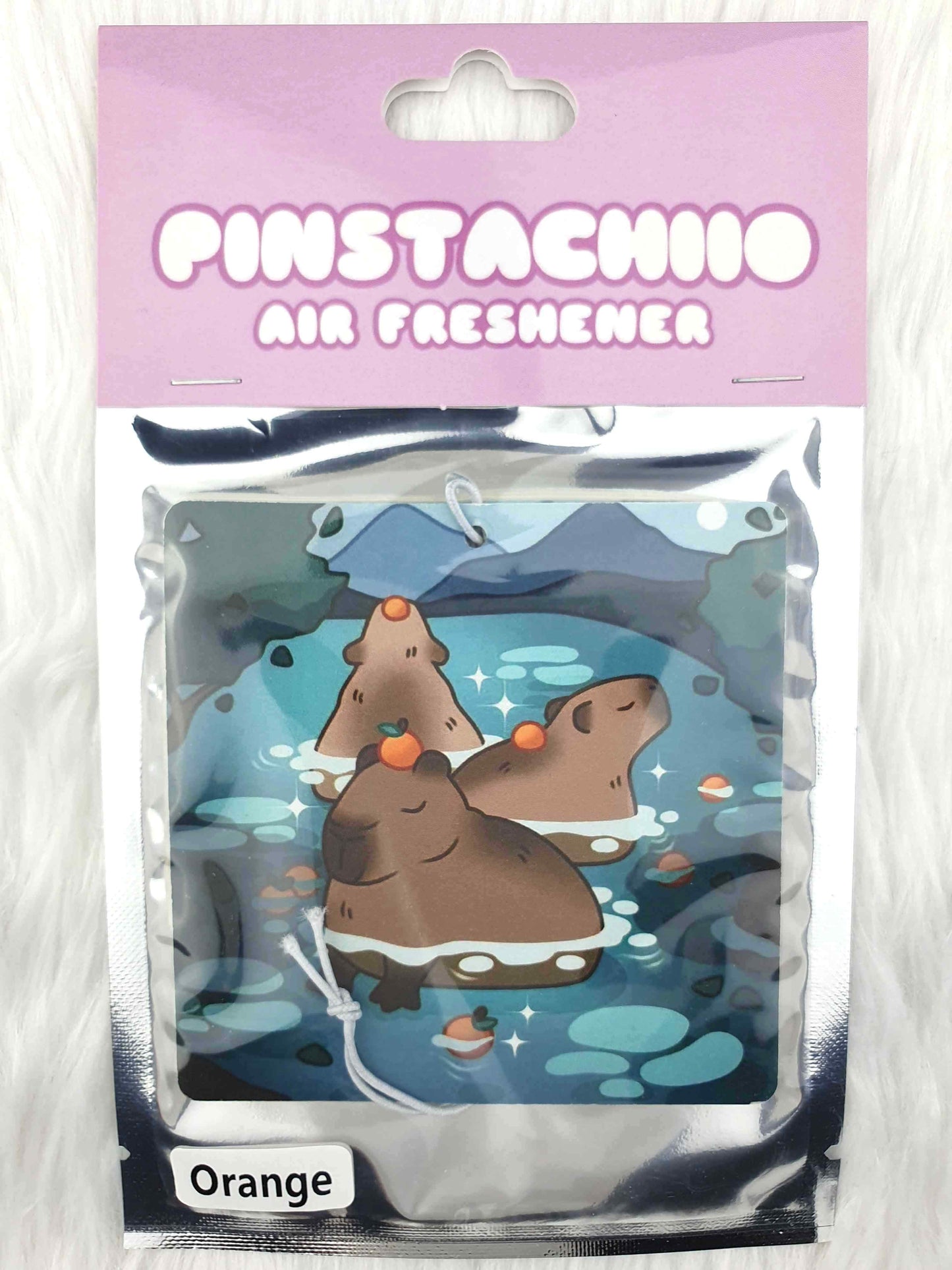 Capybara Airfreshener (Orange Scented)