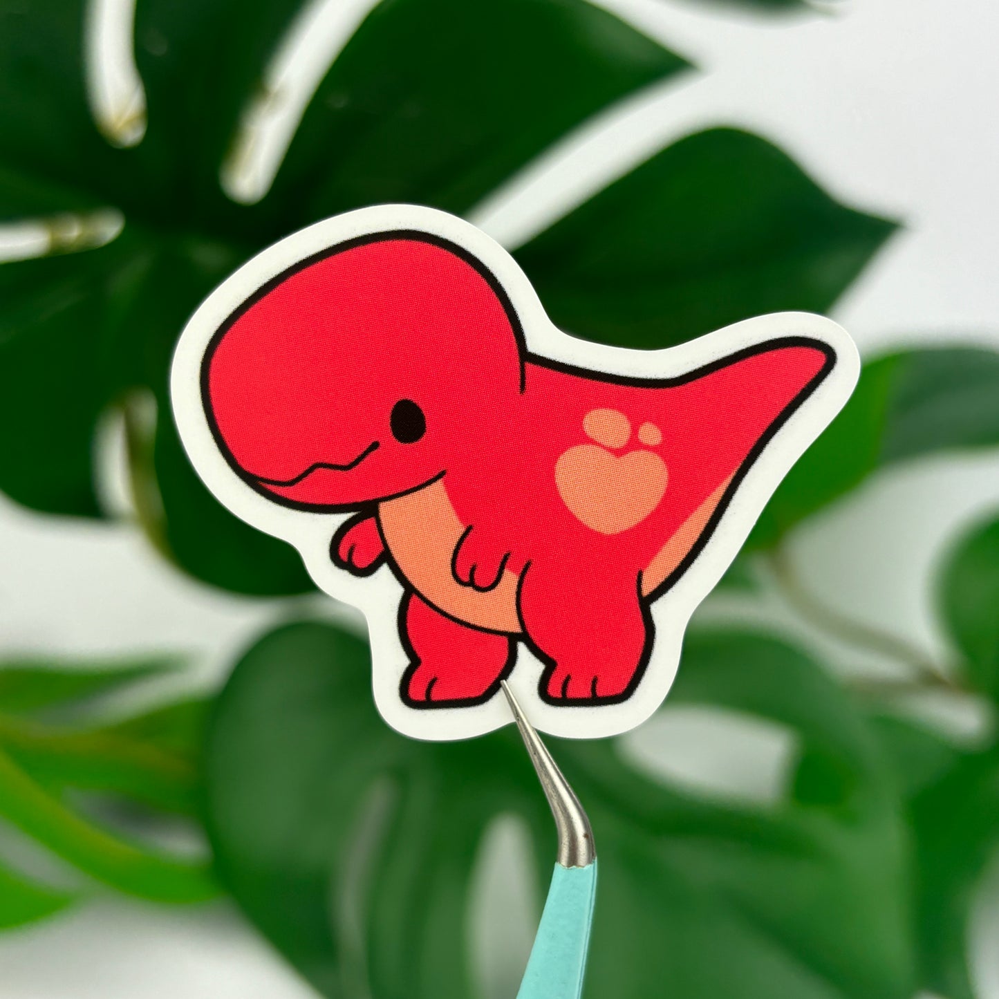 Dinosaur Sticker Sheet (Warm Tones)