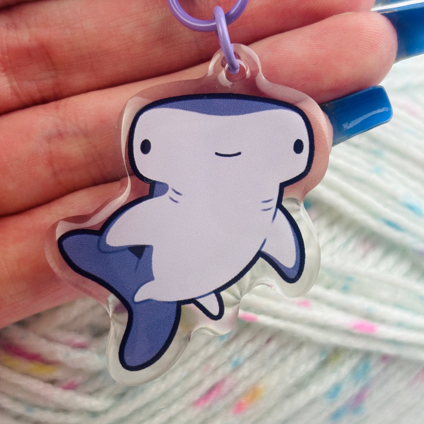 Hammerhead Shark Keychain