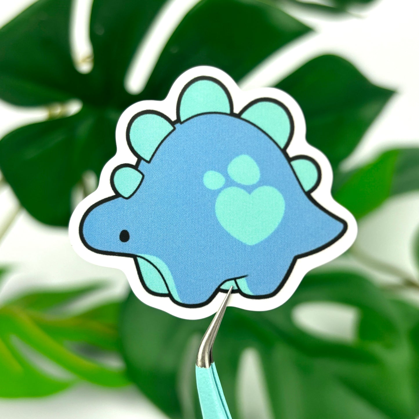 Dinosaur Sticker Sheet (Cool tones)