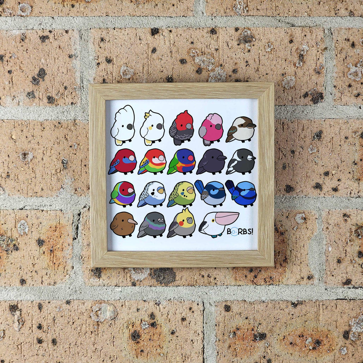 Borbs! Print – 12 × 12 cm