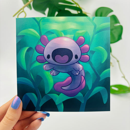 Axolotl Print