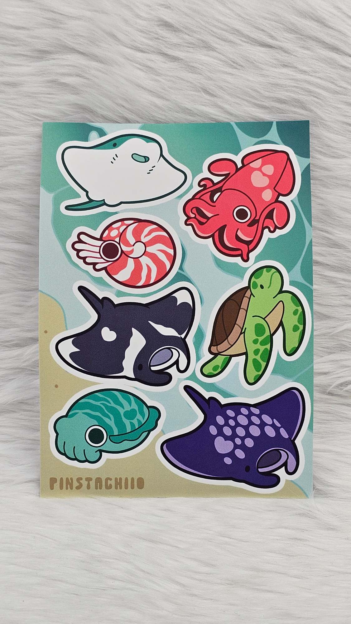 Rays Waterproof Sticker Sheet