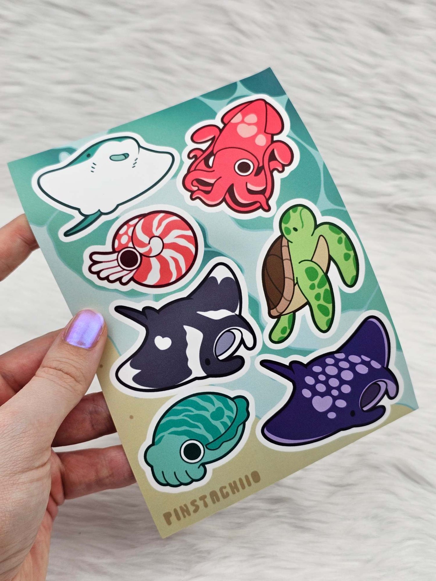 Rays Waterproof Sticker Sheet