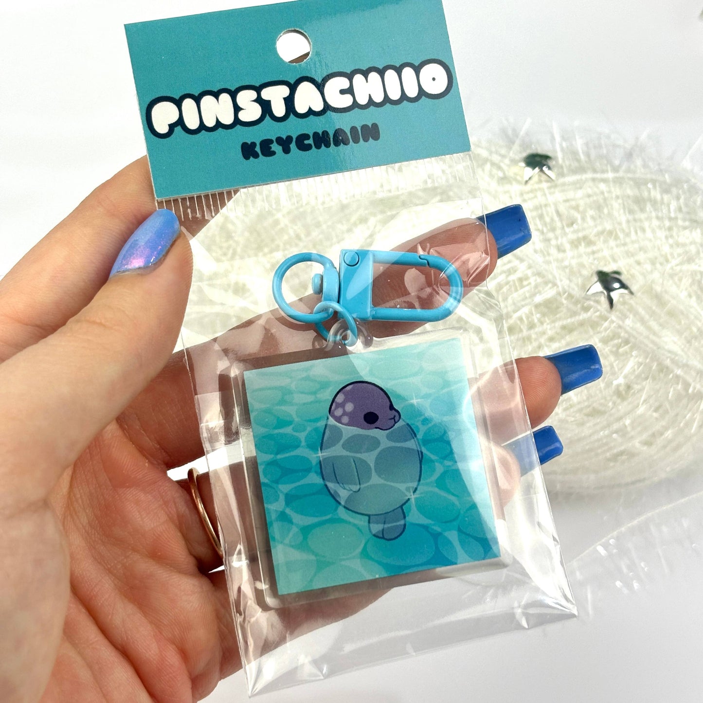 Spinning Seal Keychain/Charm