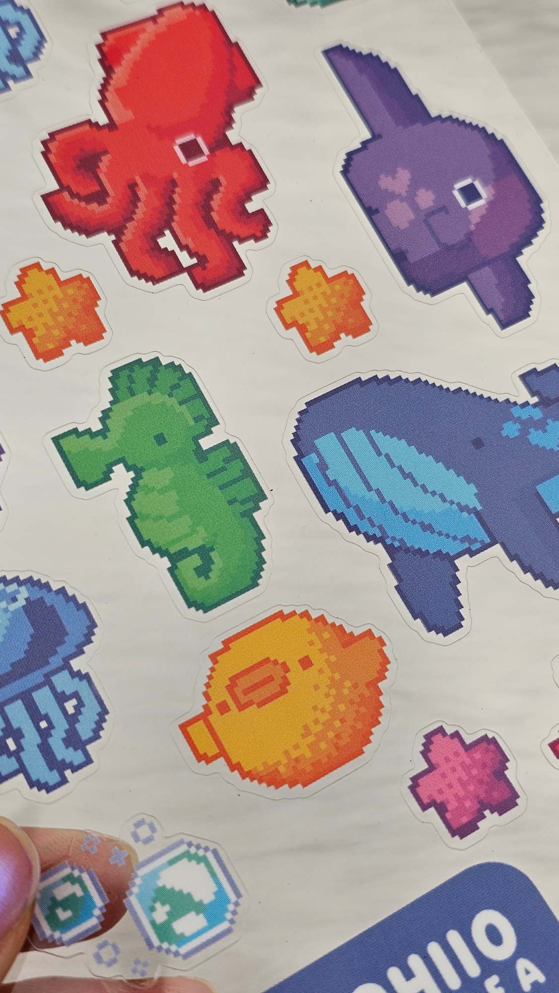 Under the Sea Waterproof Sticker Sheet