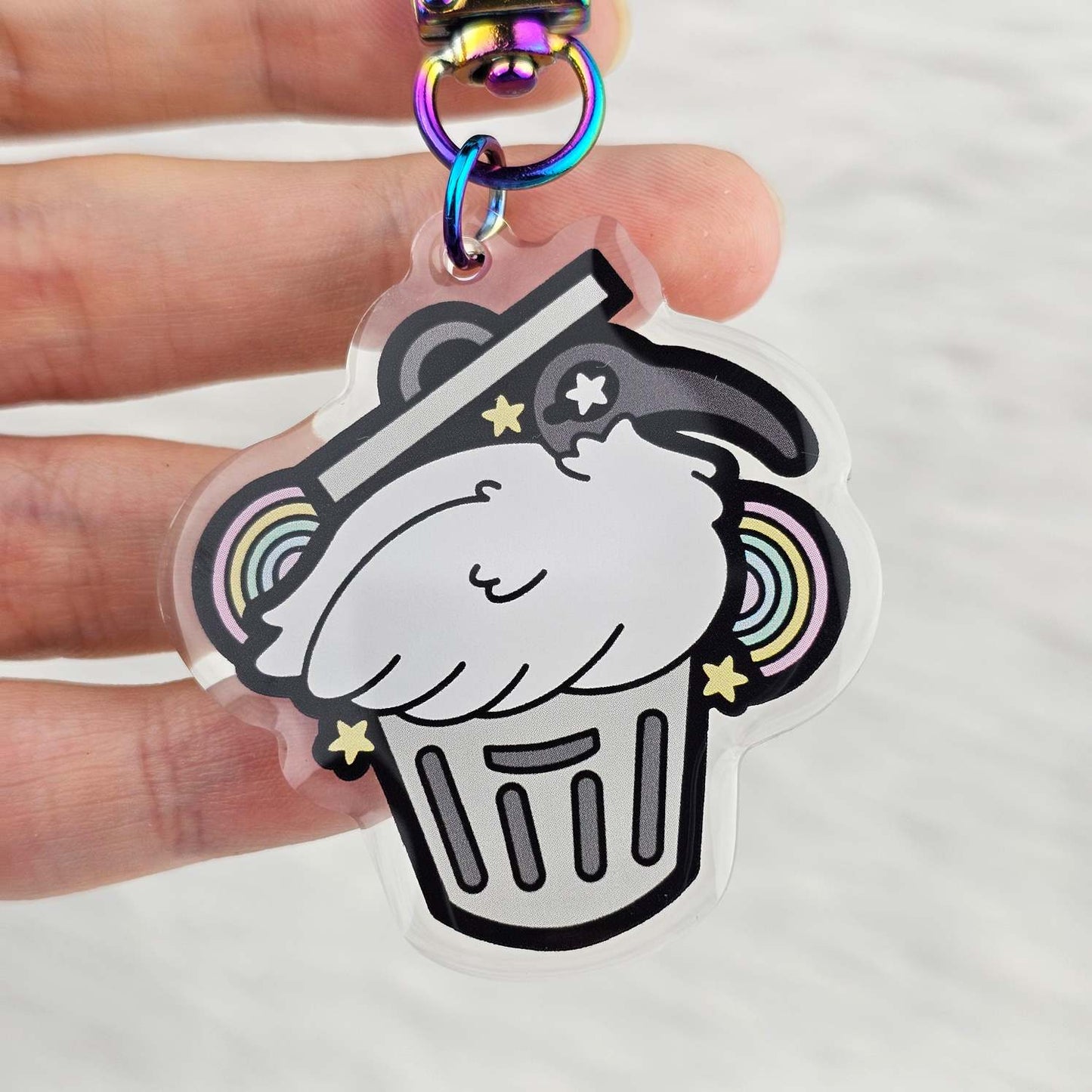 Bin Chicken Keychain