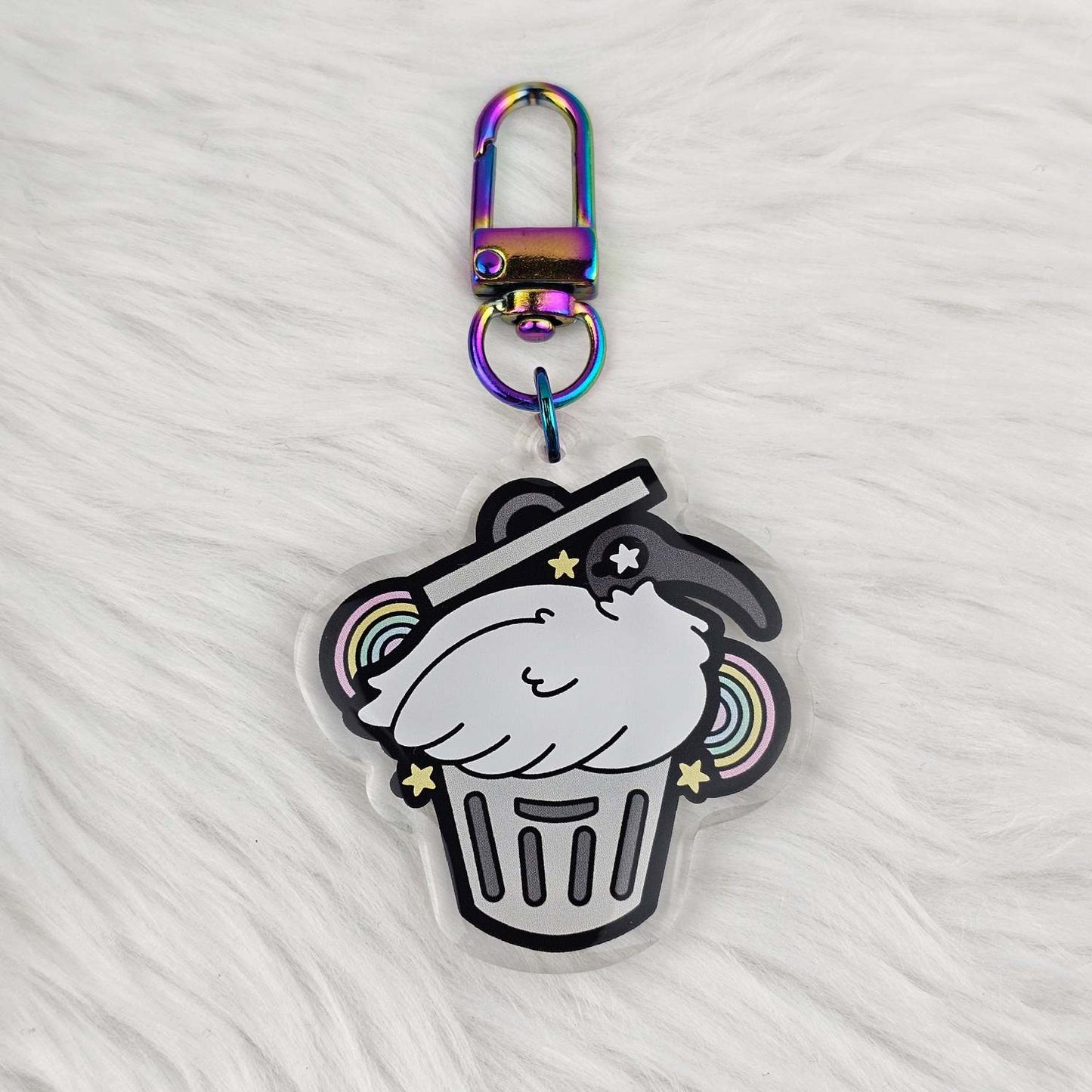 Bin Chicken Keychain