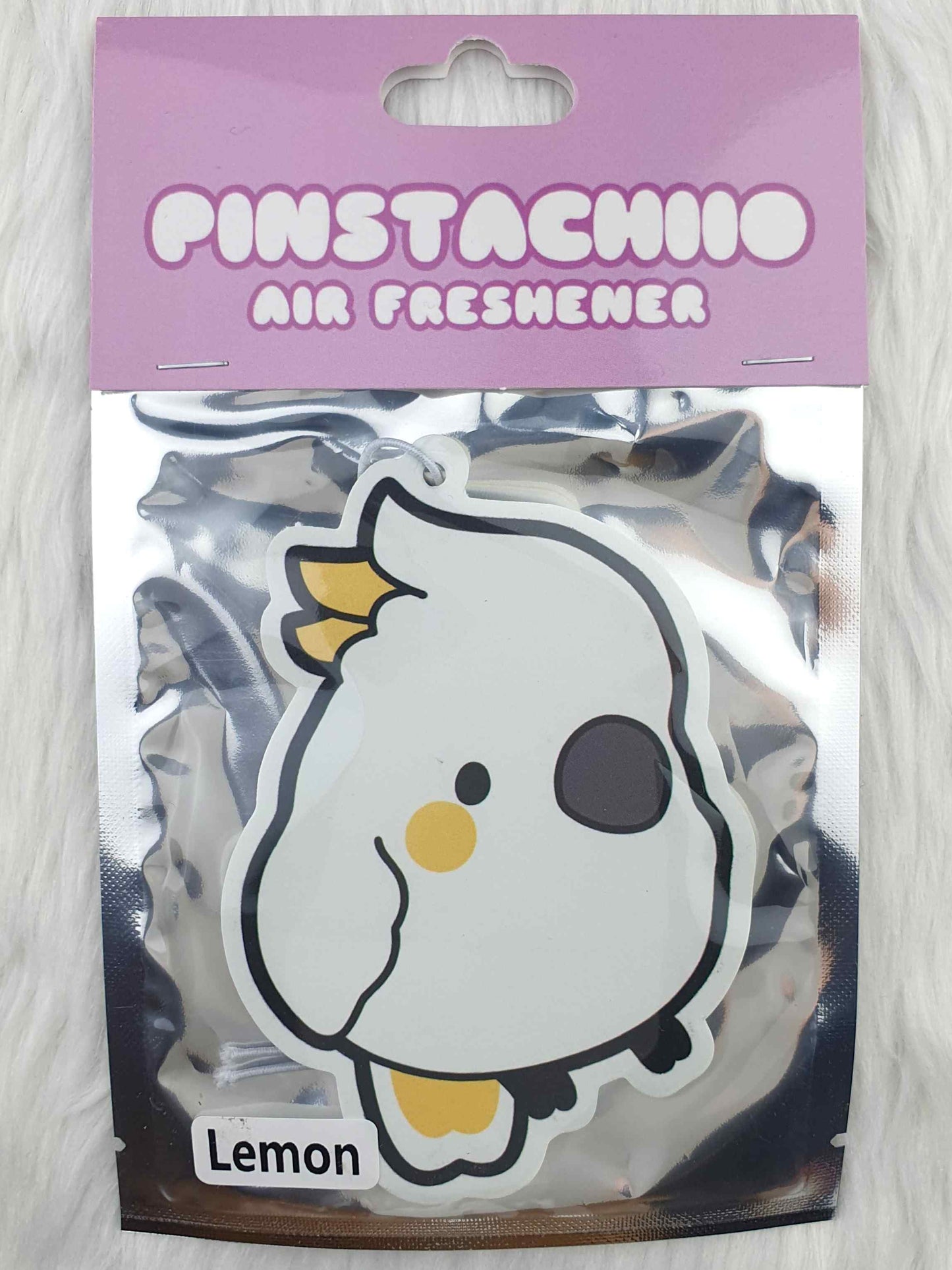 Sulphur Crested Cockatoo Air Freshener (Lemon Scented)