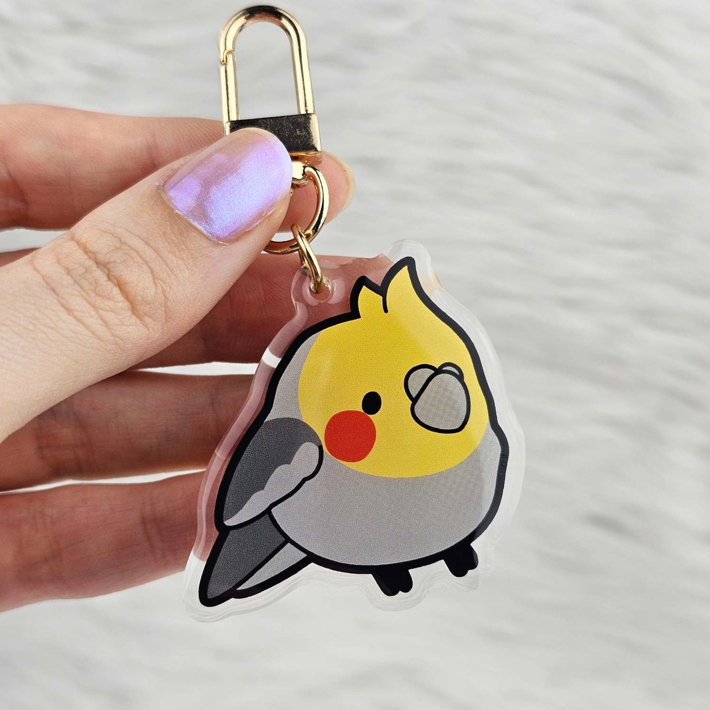 Cockatiel Keychain