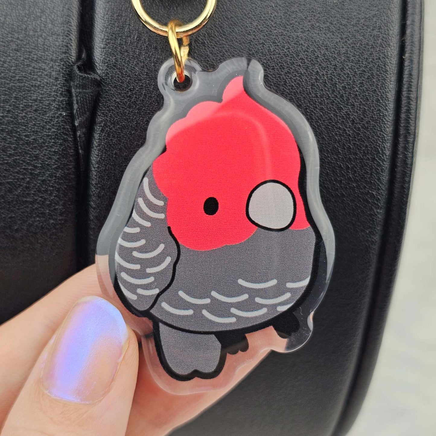 Gang Gang Cockatoo Keychain