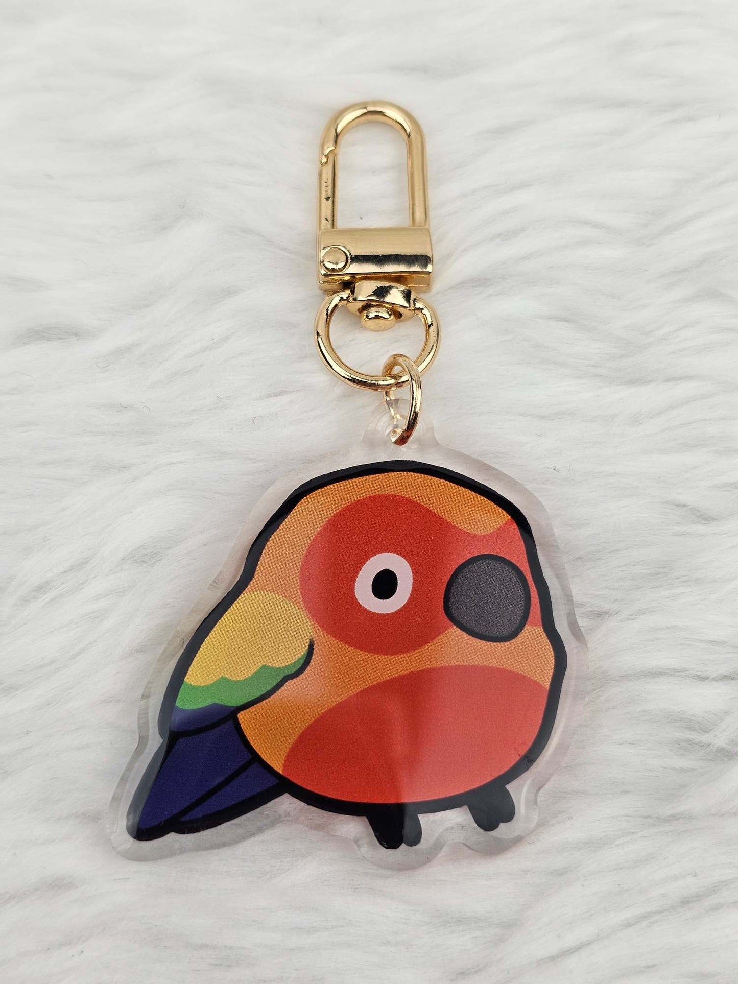 Sun Conure Keychain