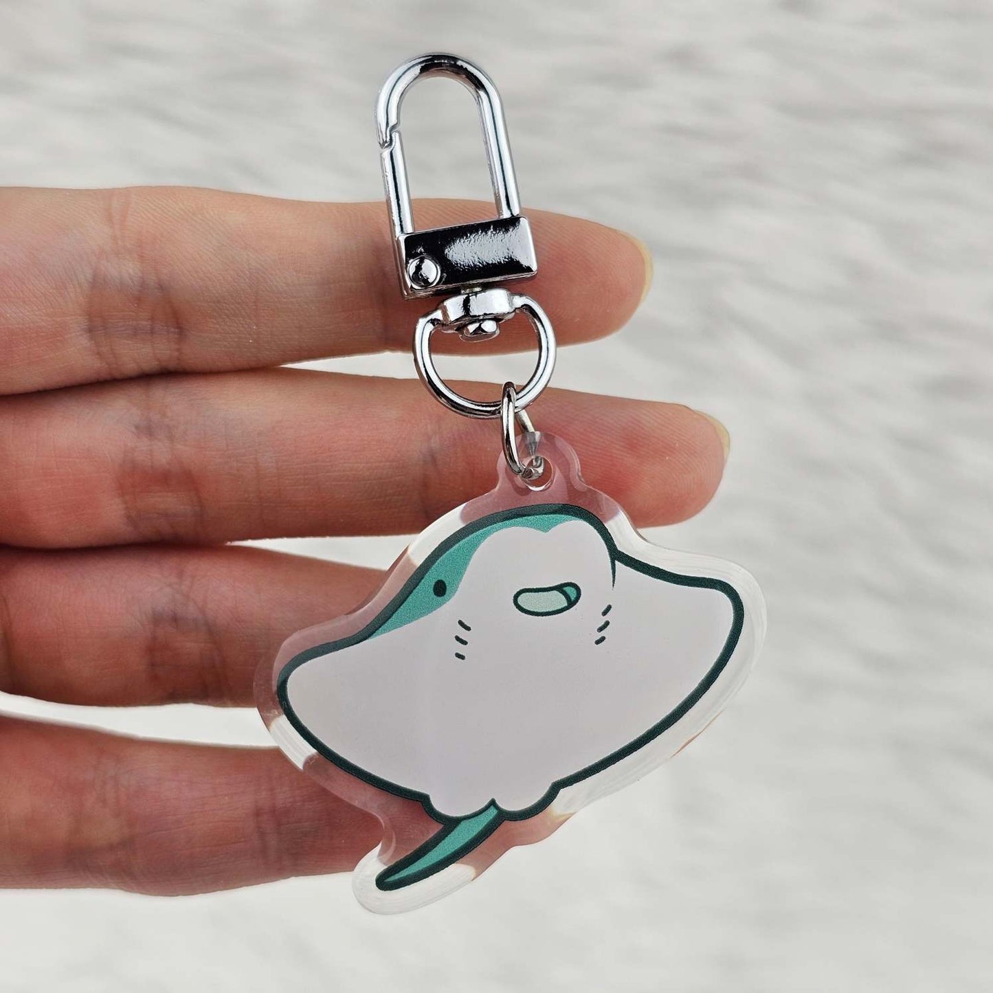 Cownose Ray Keychain