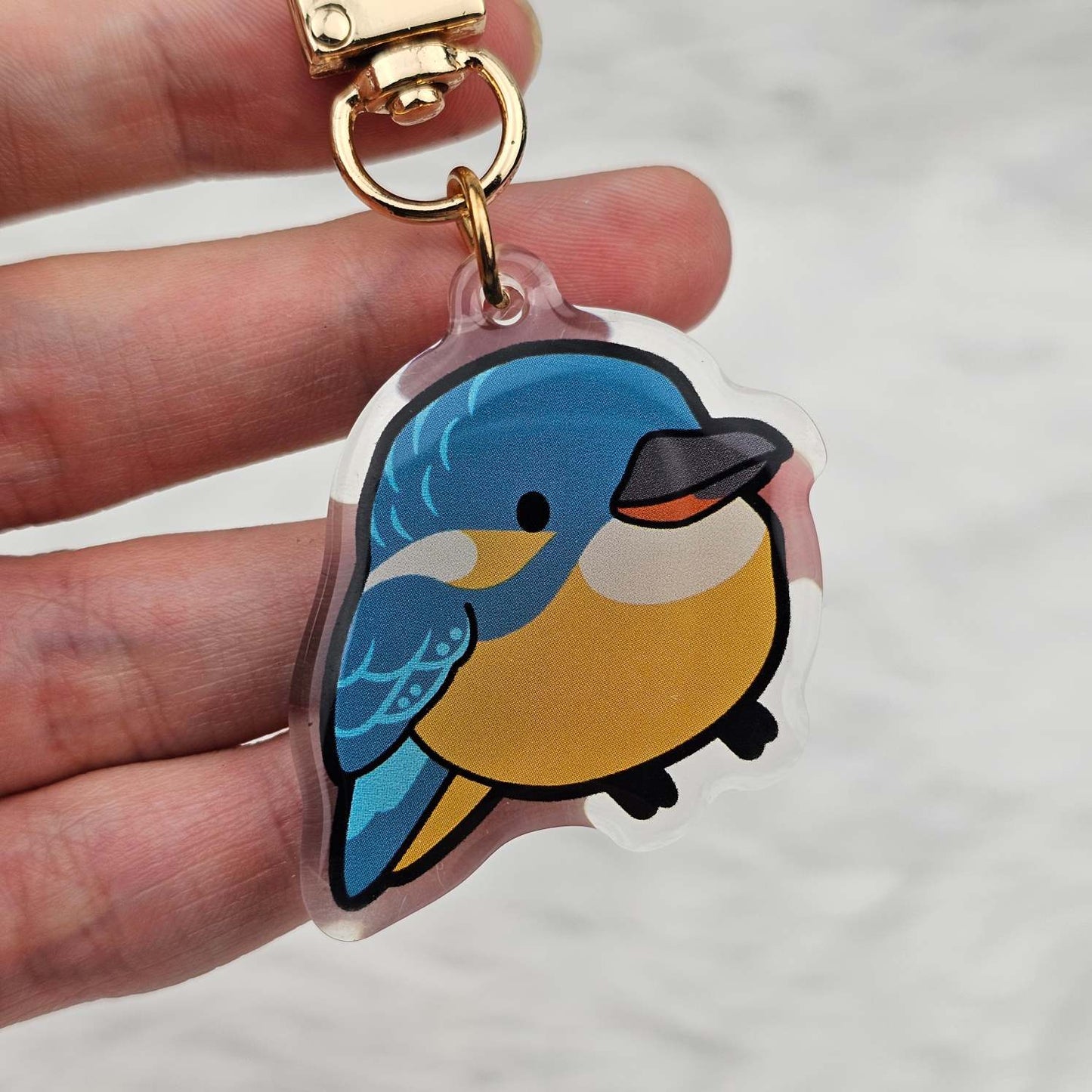 Kingfisher Keychain/Charm
