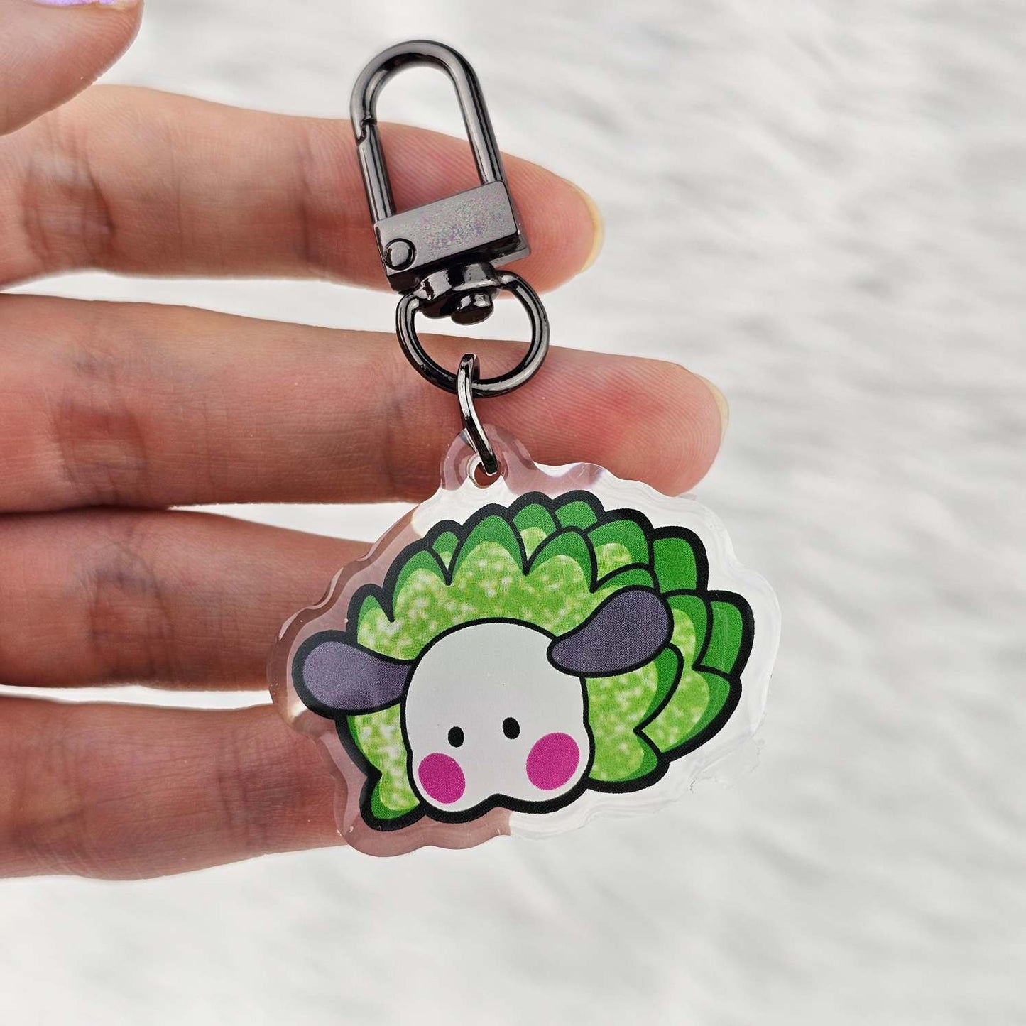 Leafy Sea Sheep Keychain