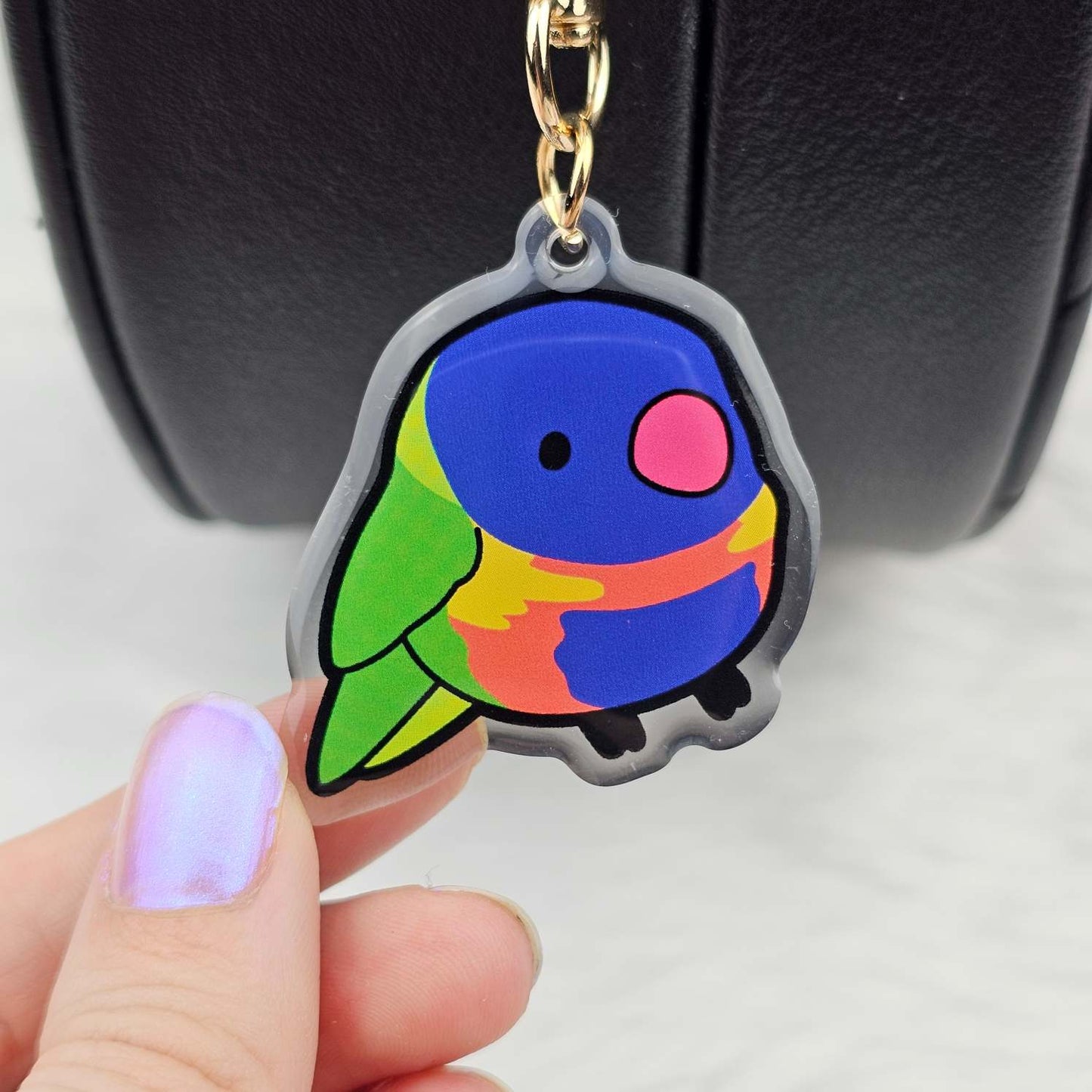 Lorikeet Keychain/Charm
