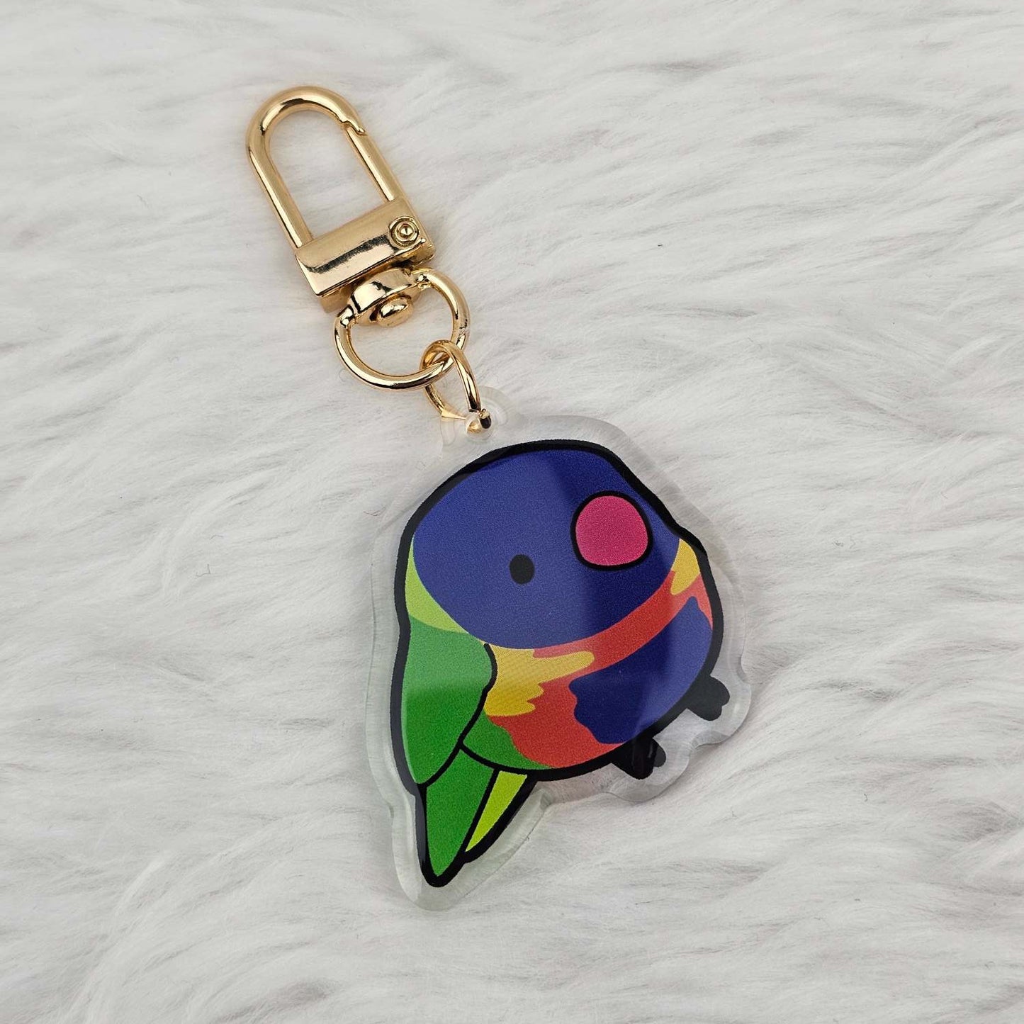 Lorikeet Keychain/Charm