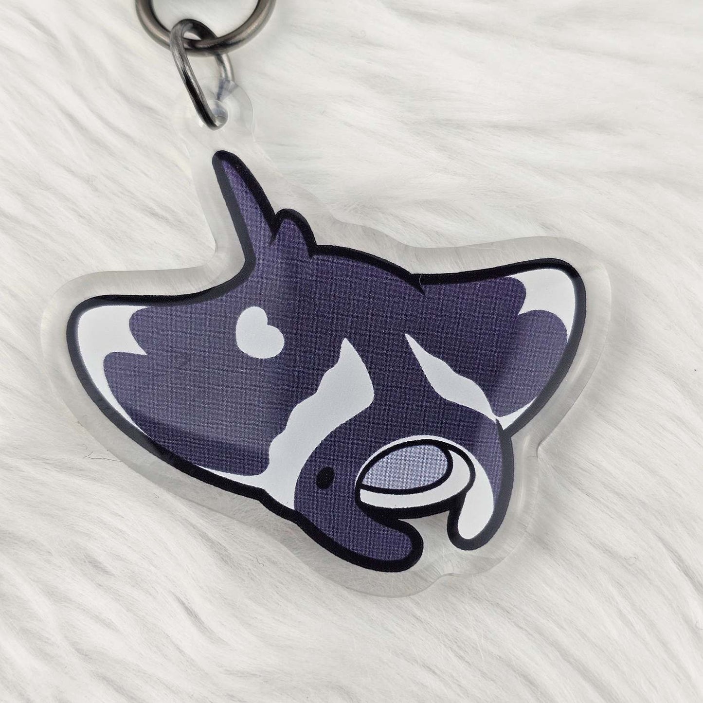 Giant Manta Ray Keychain