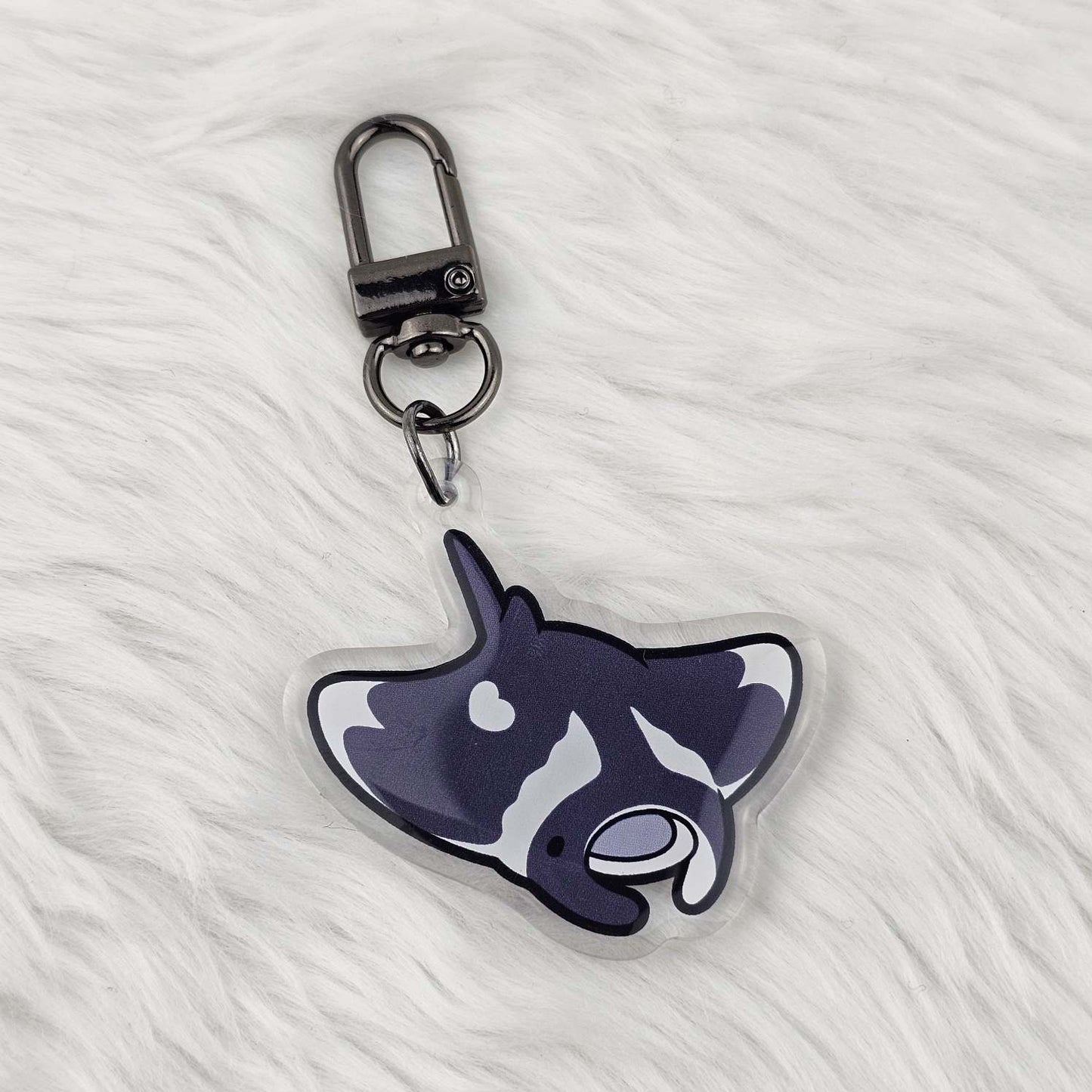 Giant Manta Ray Keychain