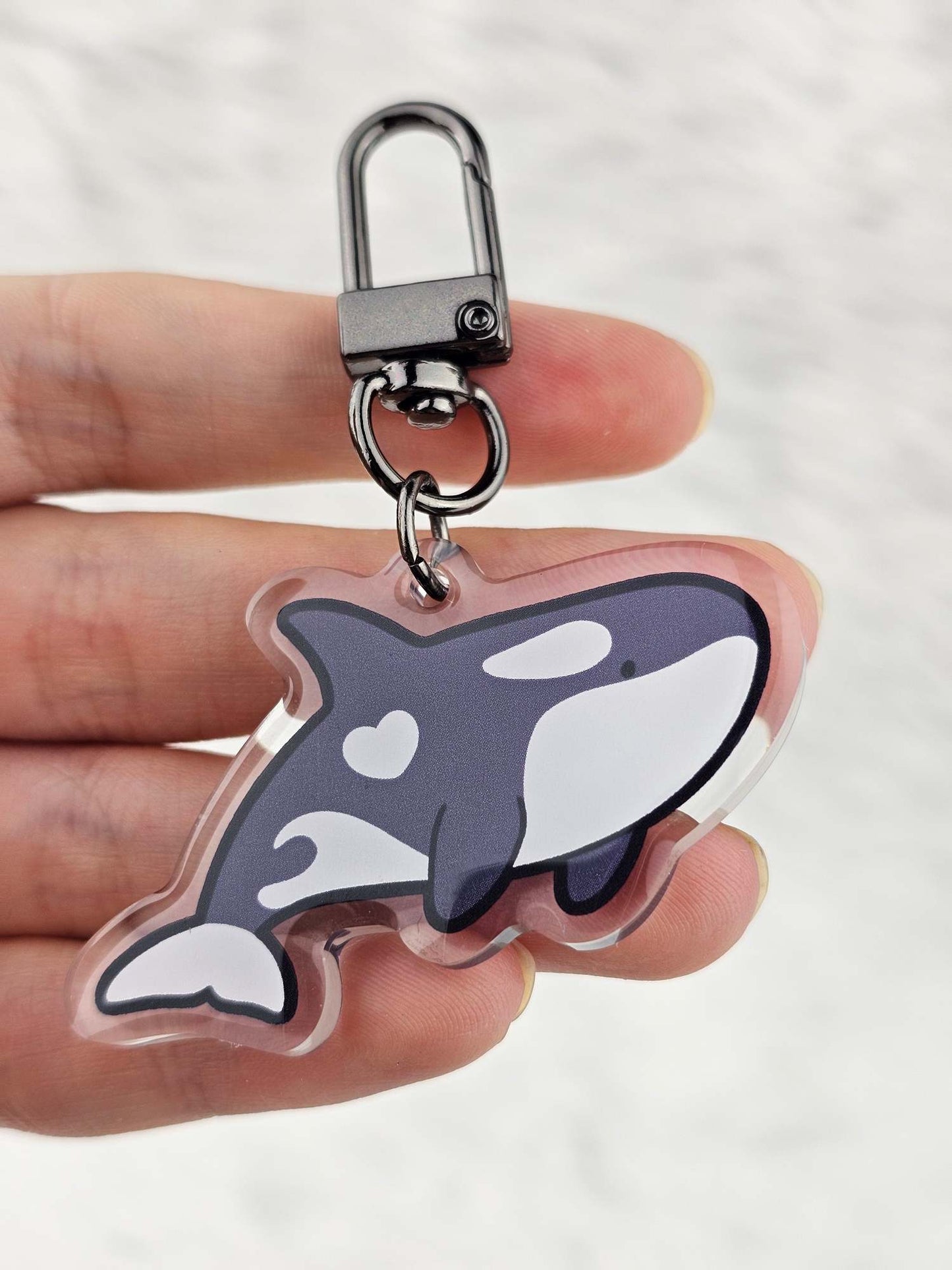Orca Keychain