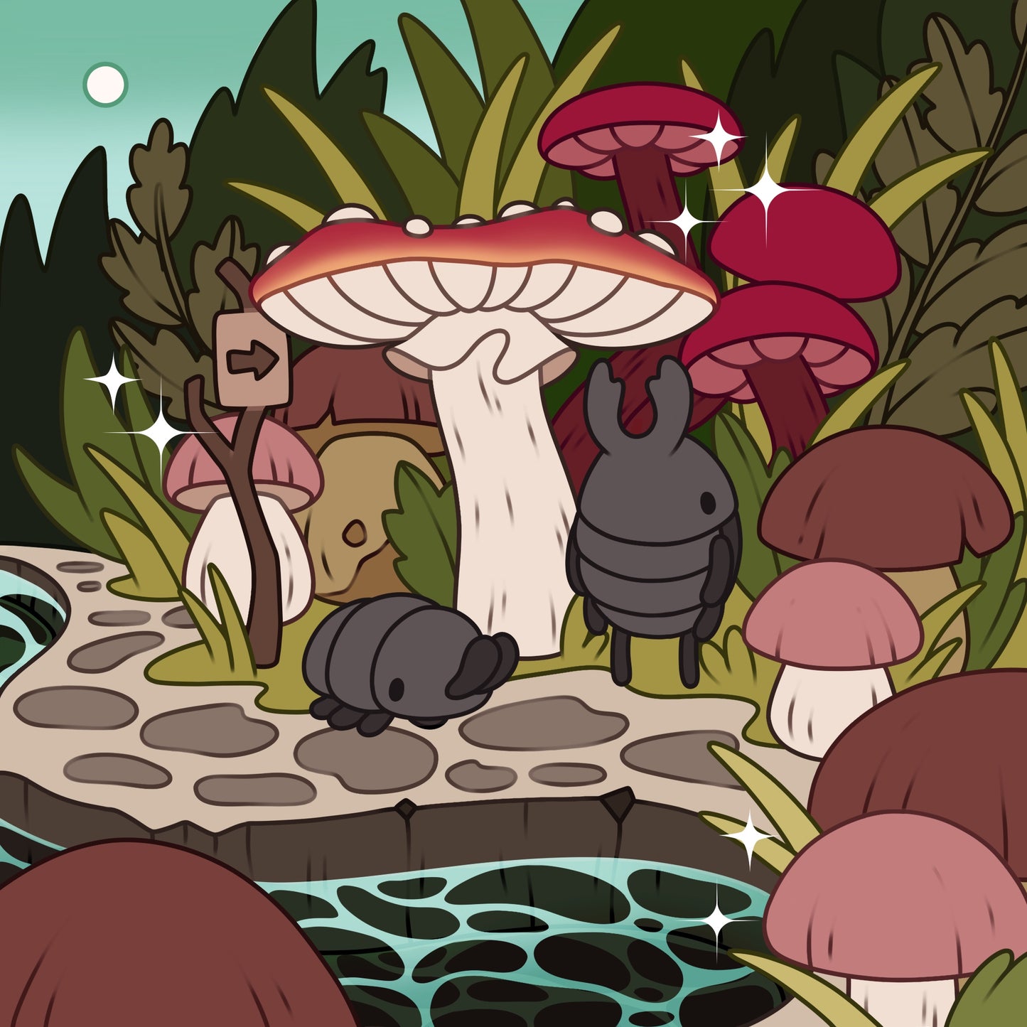 Bug Walkway Print