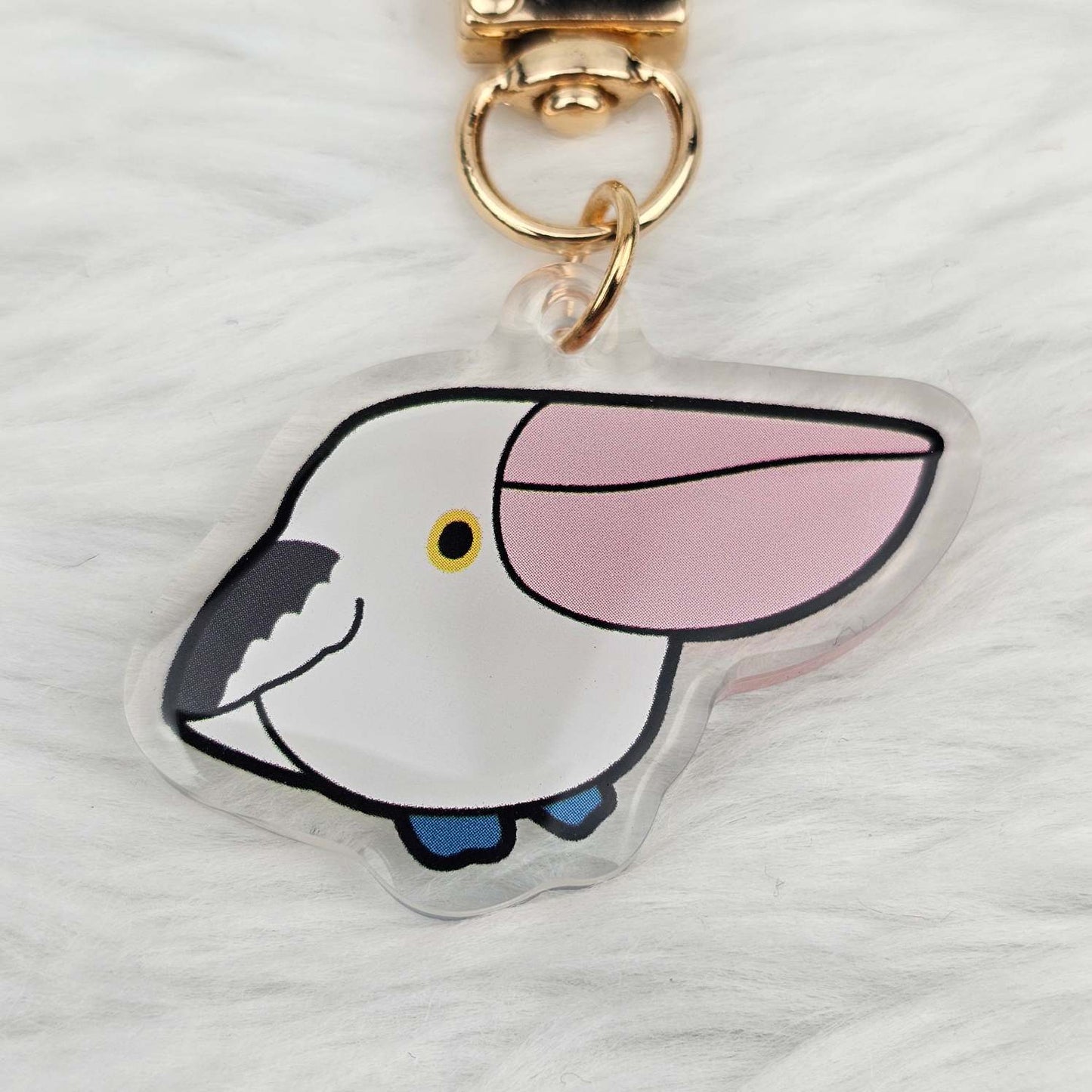 Funny Pelican Keychain/Charm