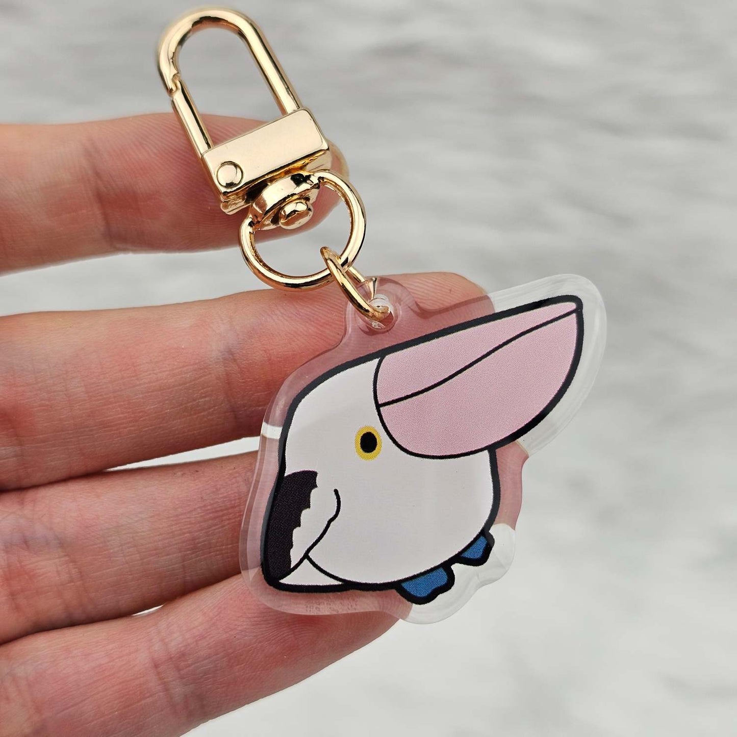 Funny Pelican Keychain/Charm