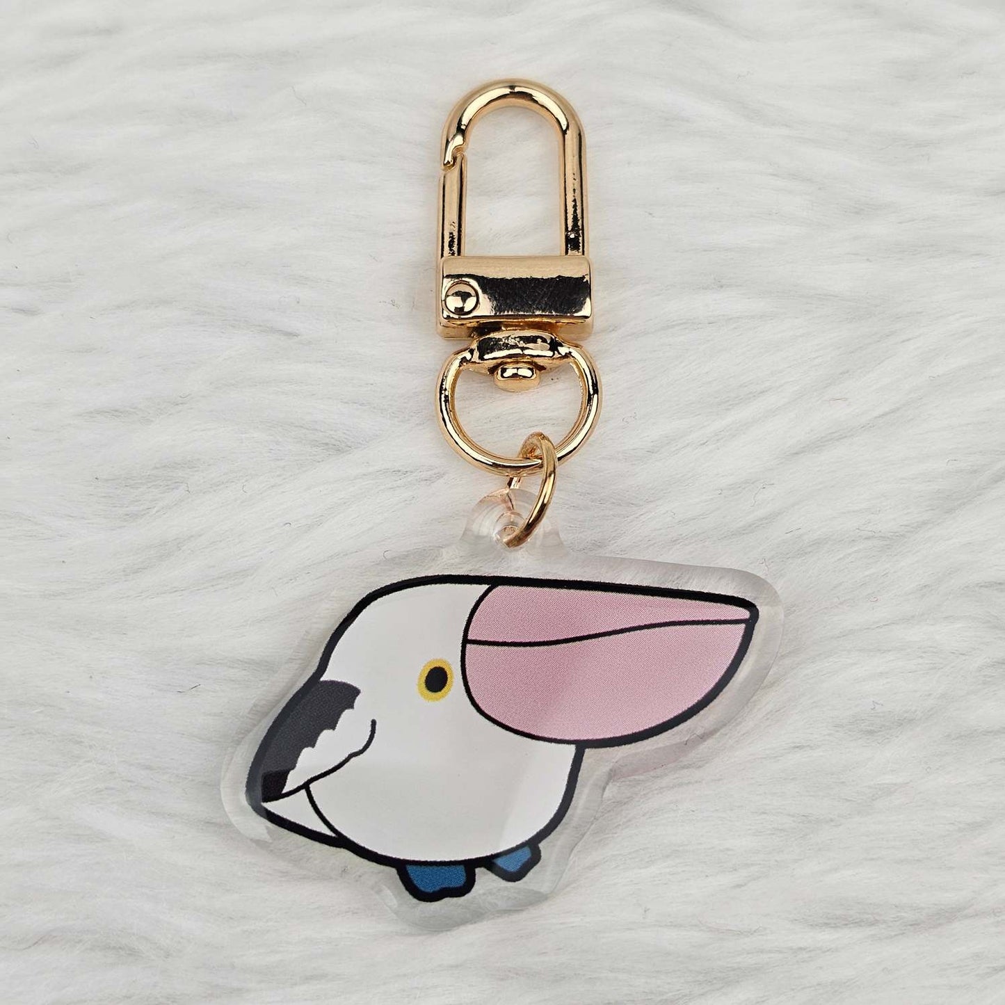 Funny Pelican Keychain/Charm