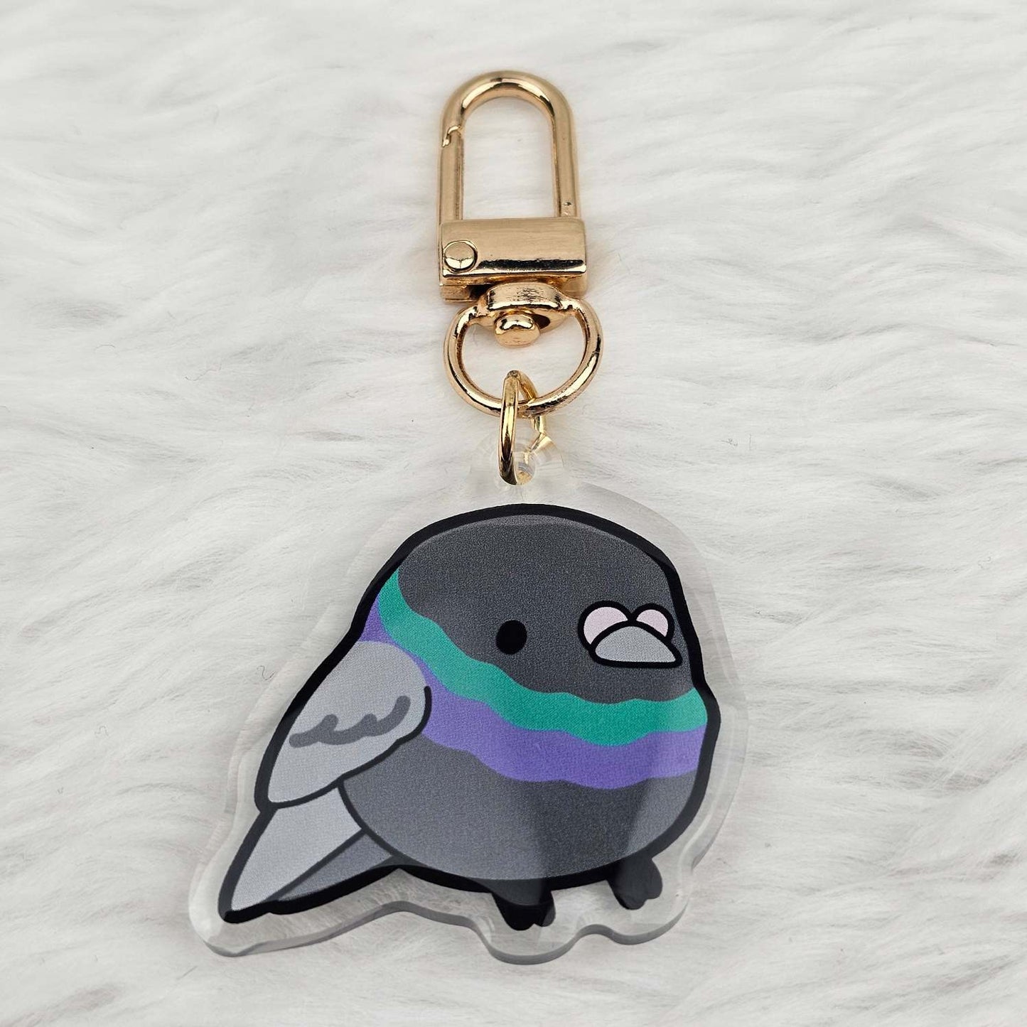 Pigeon Keychain/Charm