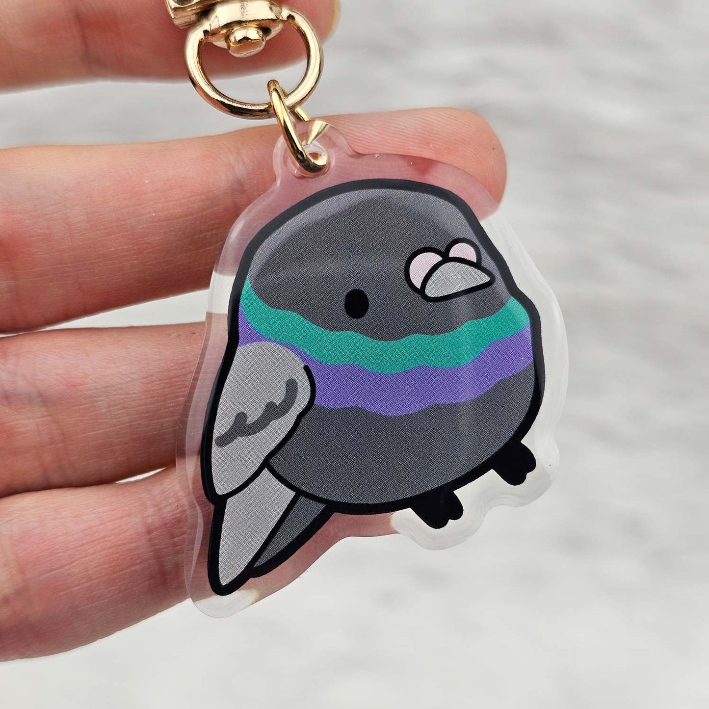 Pigeon Keychain/Charm