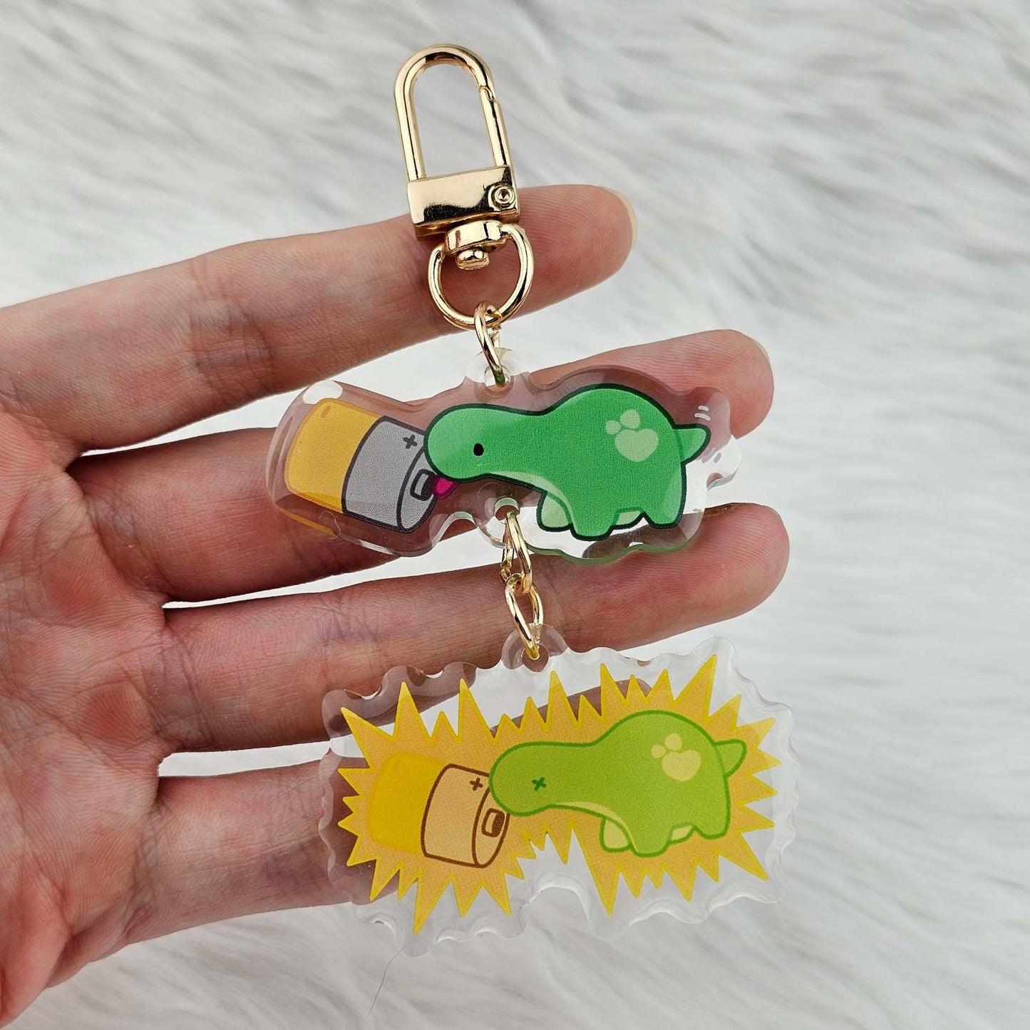 Pistachio Shocking Discovery Keychain