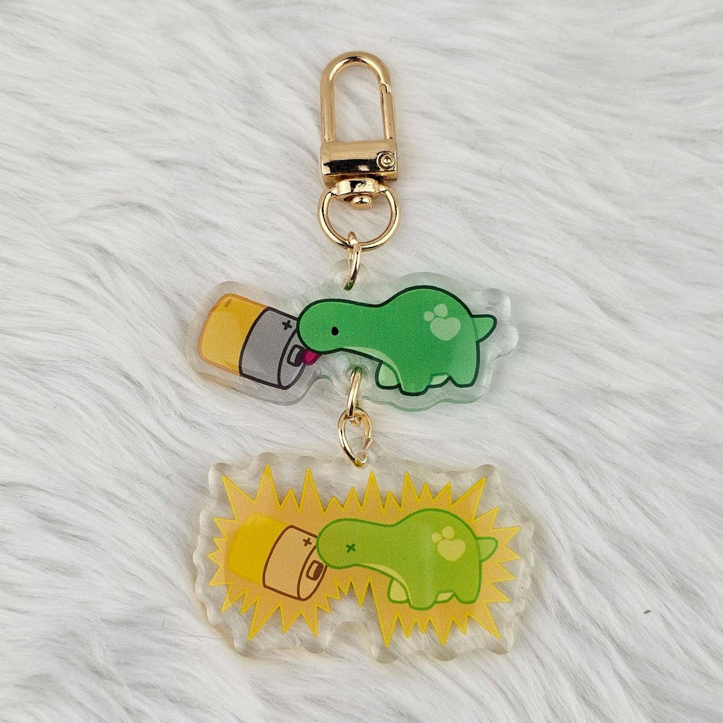 Pistachio Shocking Discovery Keychain