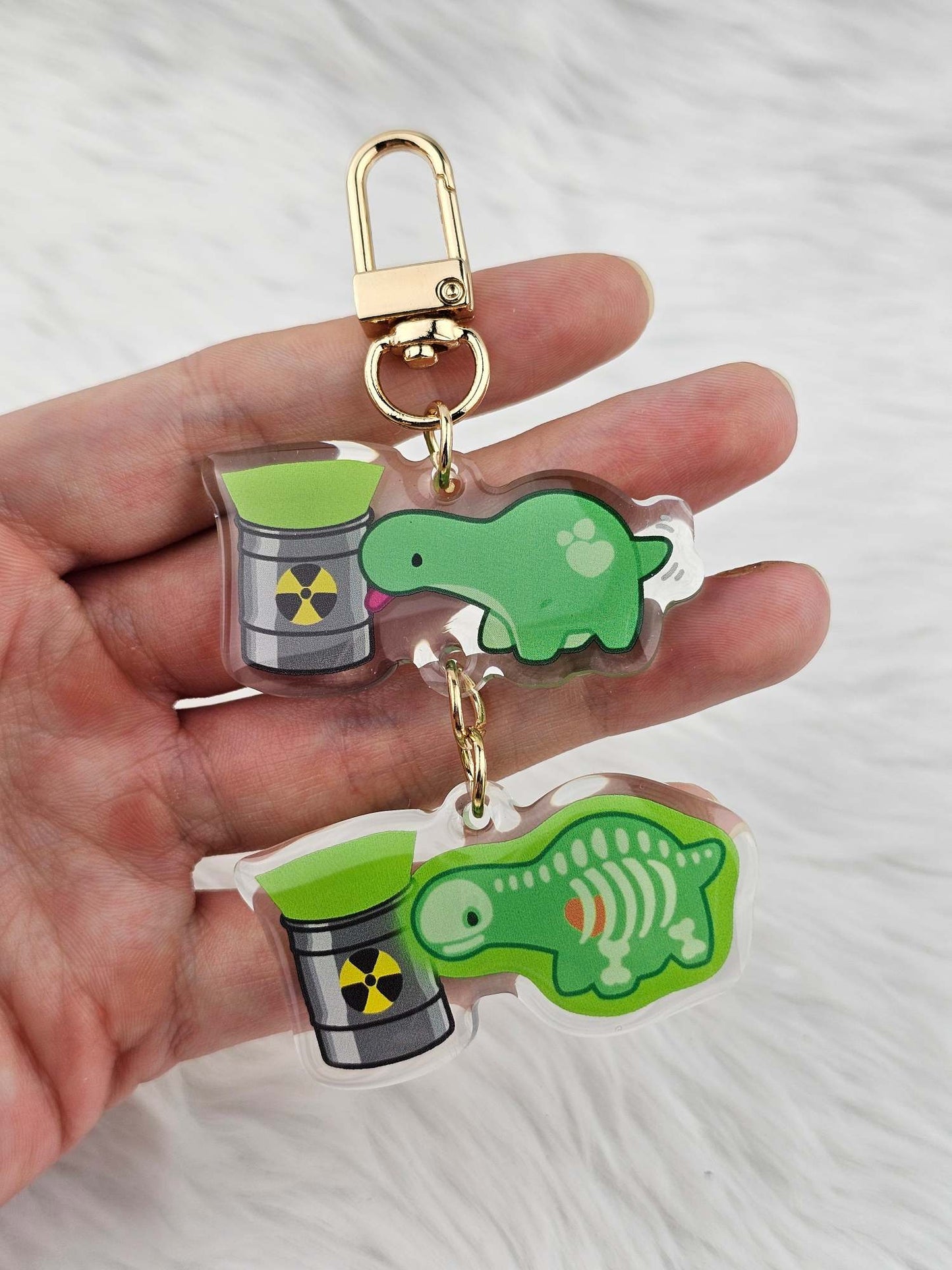 Pistachio Accidental X-ray Keychain