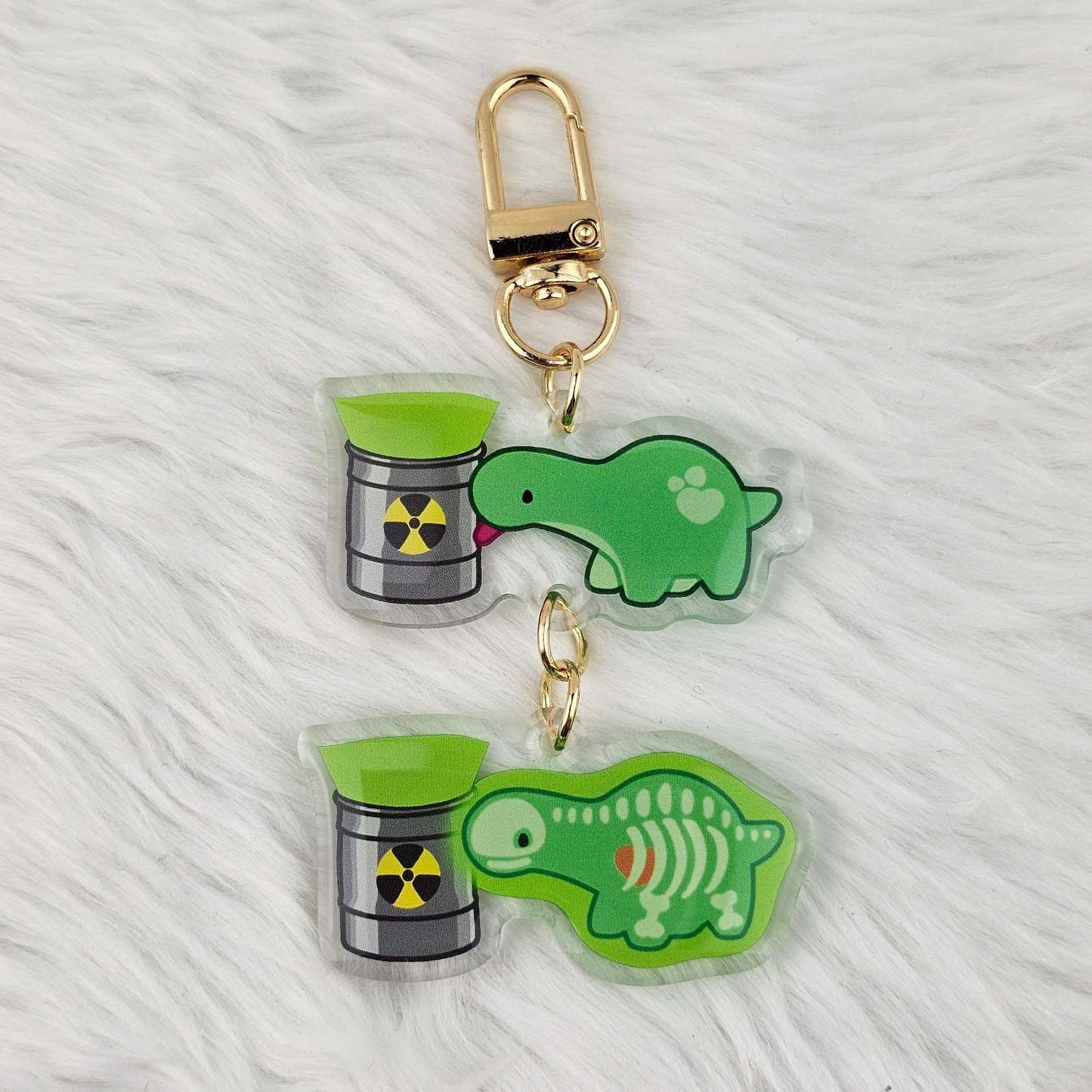 Pistachio Accidental X-ray Keychain