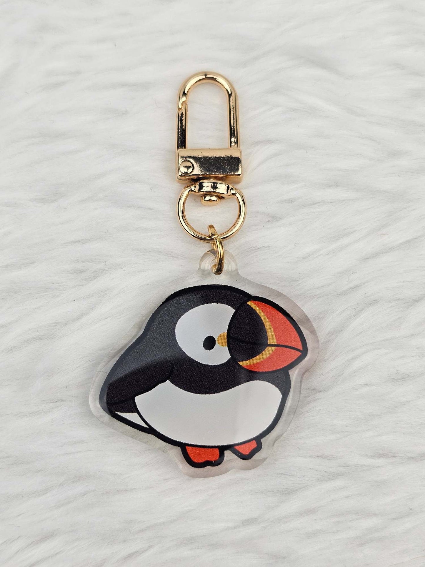 Puffin Keychain/Charm