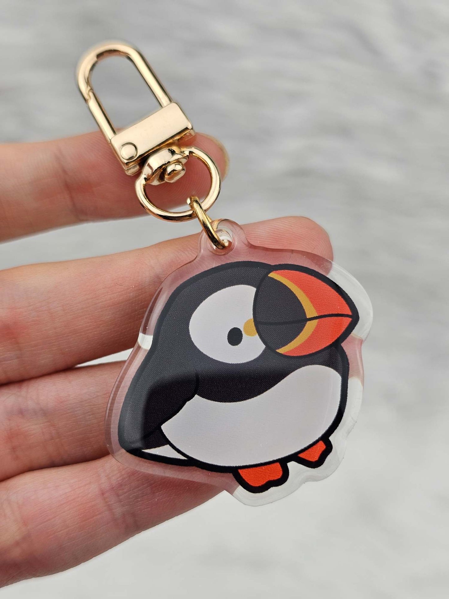 Puffin Keychain/Charm