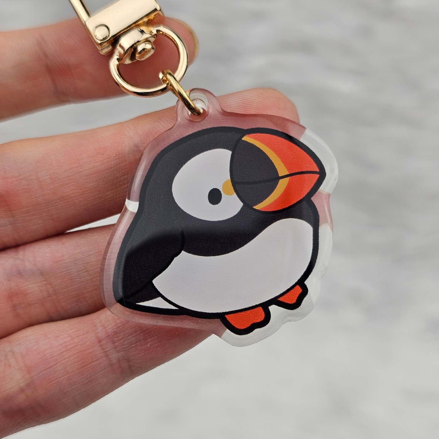 Puffin Keychain/Charm