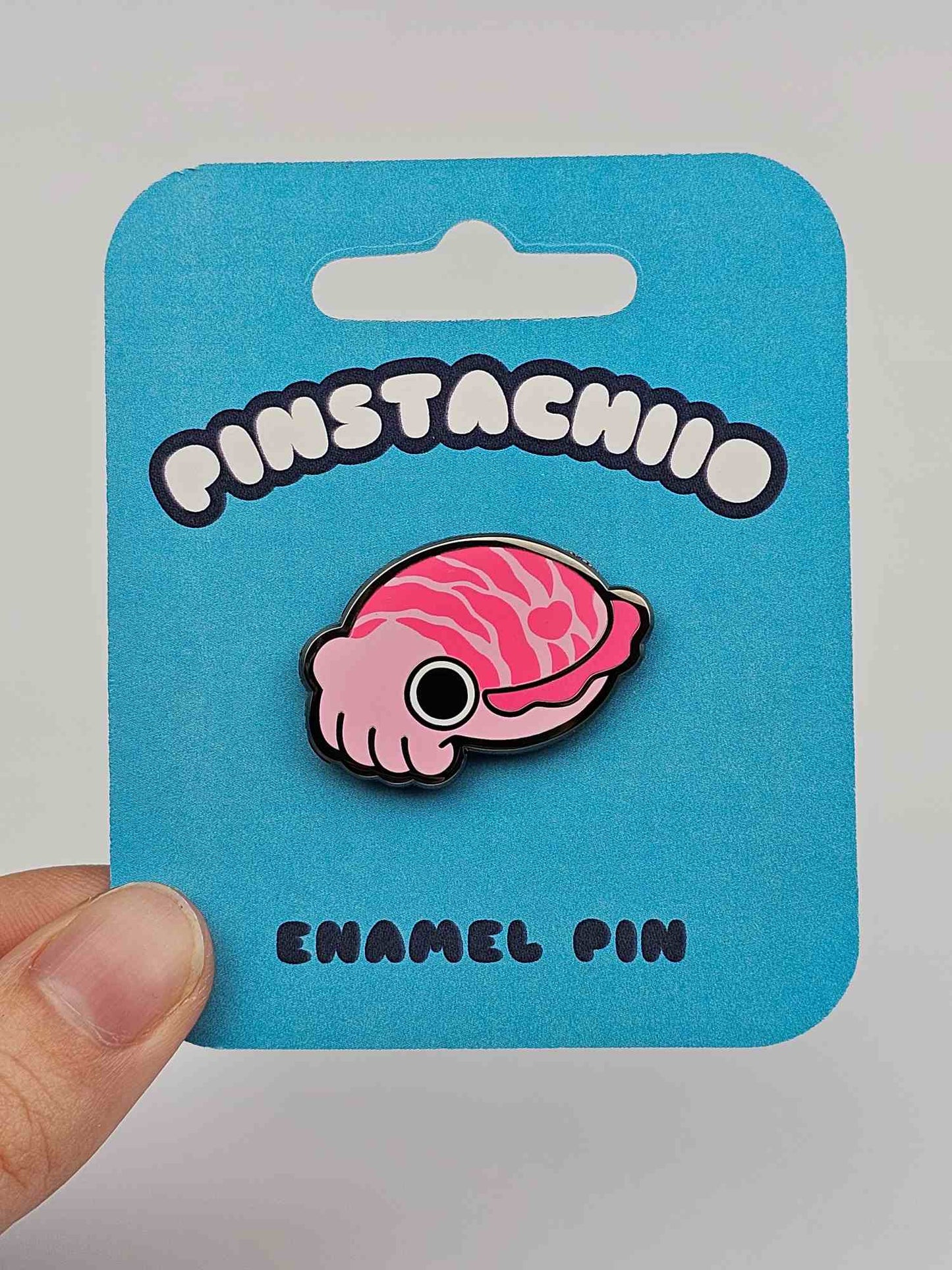 Pink Cuttlefish Pin