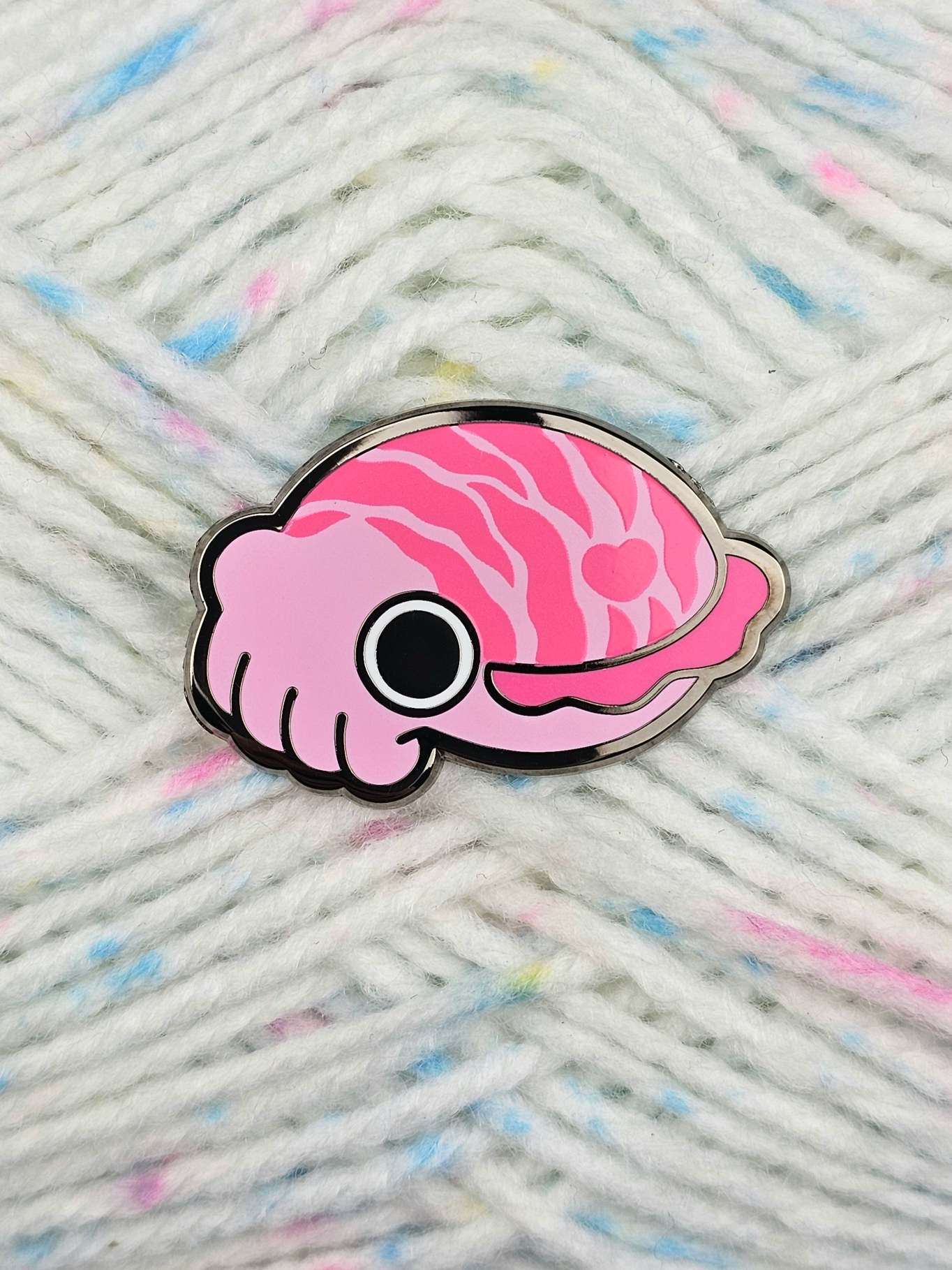 Pink Cuttlefish Pin