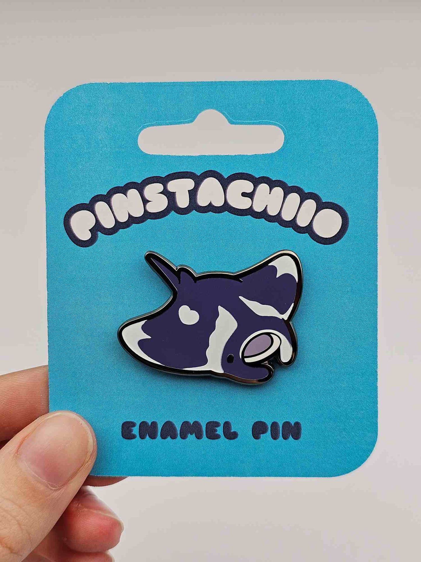 Black Manta Ray Pin