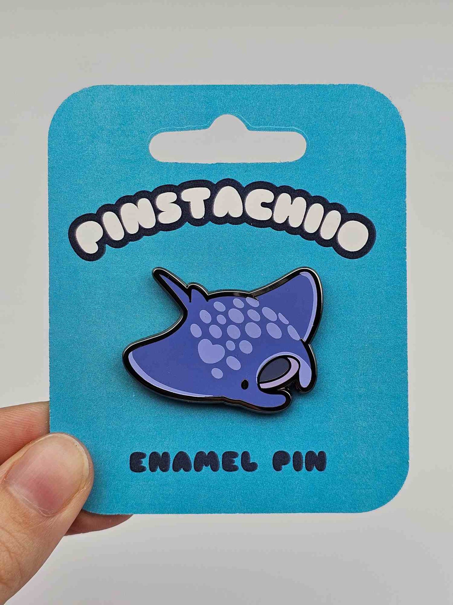 Spotted Manta Ray Pin
