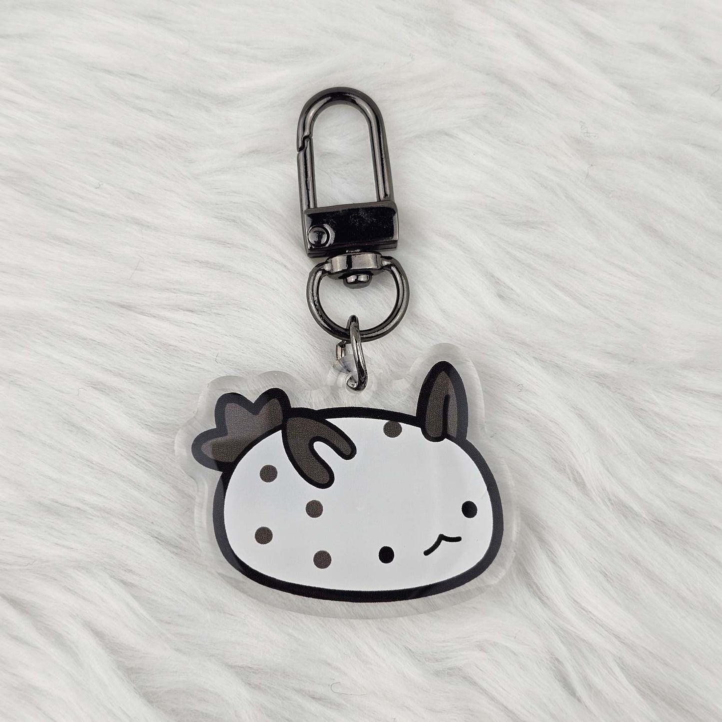 Sea Bunny Nudibranch Keychain