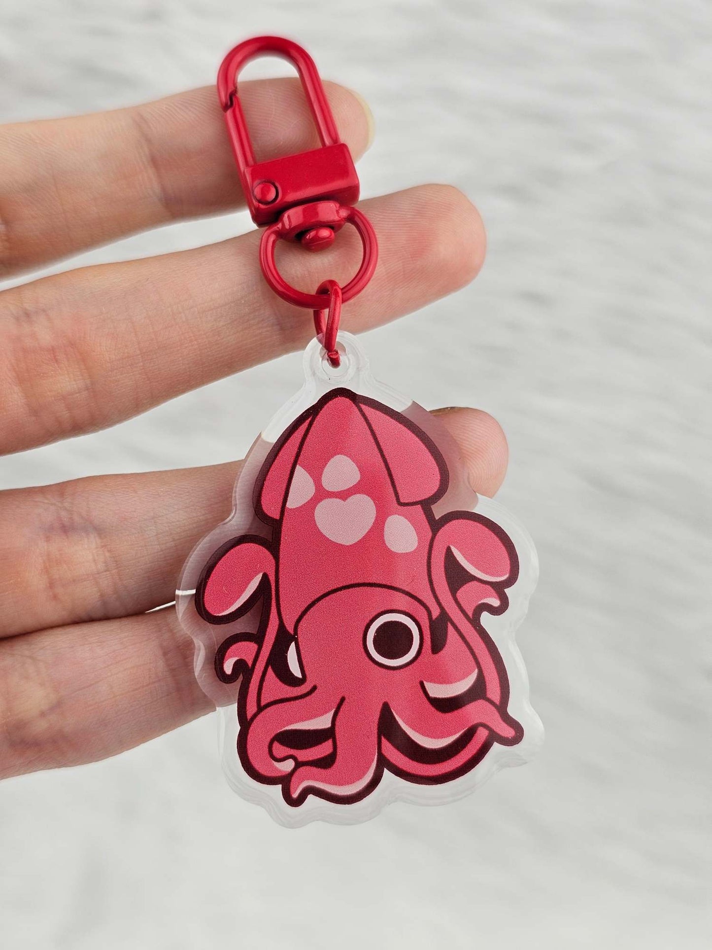 Giant Squid Keychain
