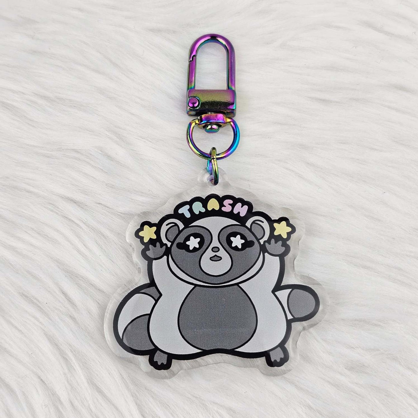 Trash Panda Keychain