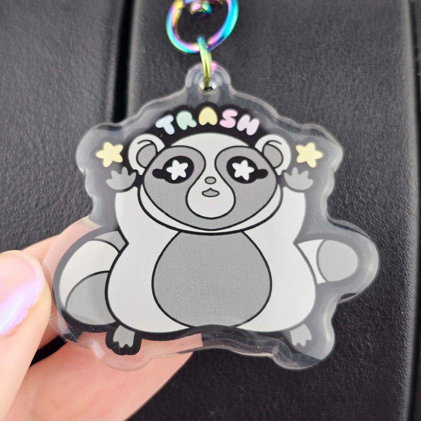 Trash Panda Keychain