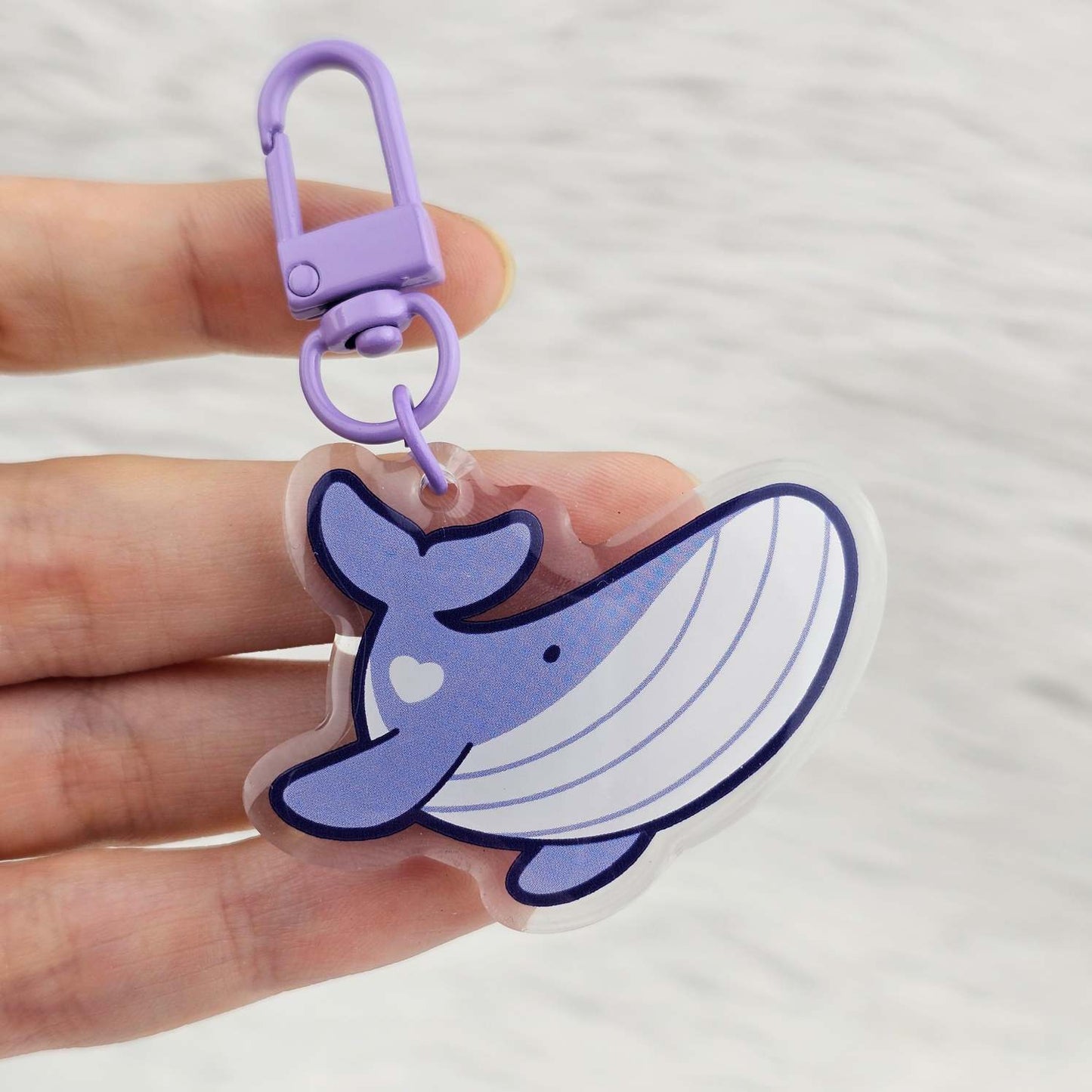 Blue Whale Keychain