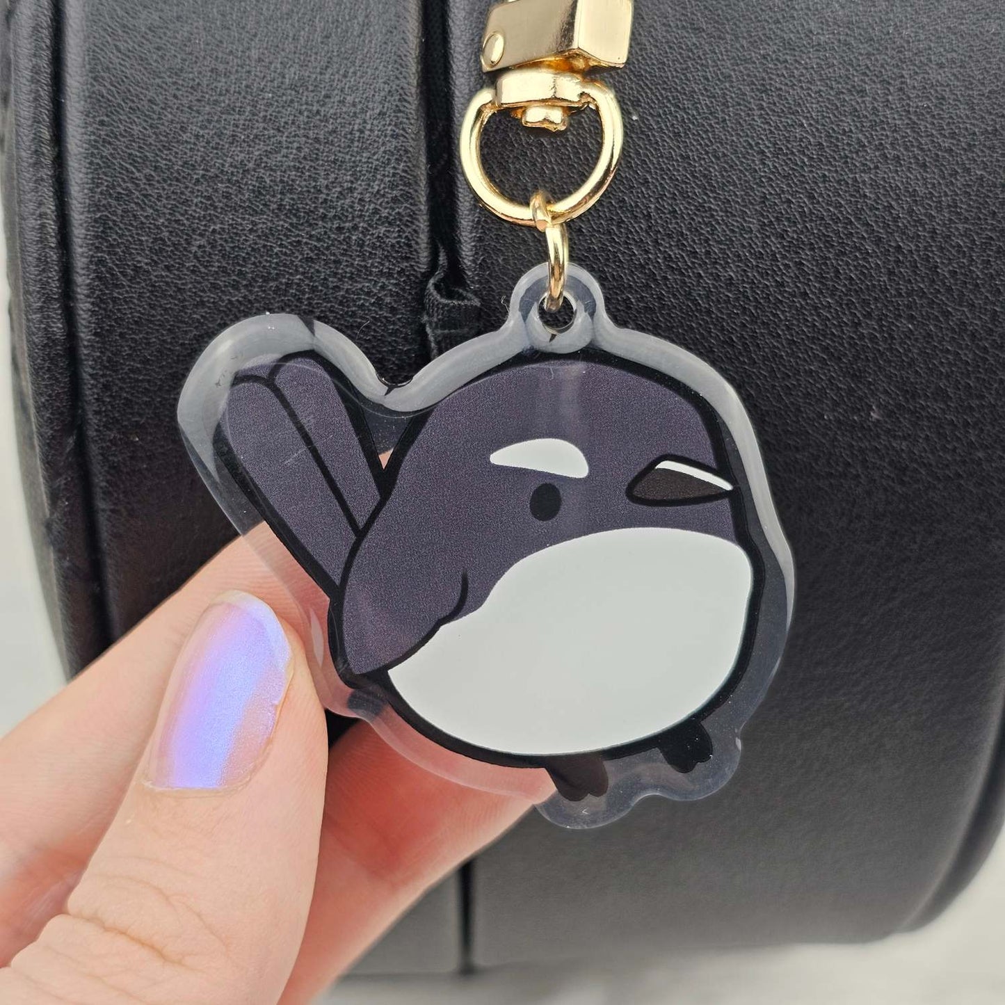 Willy Wagtail Keychain