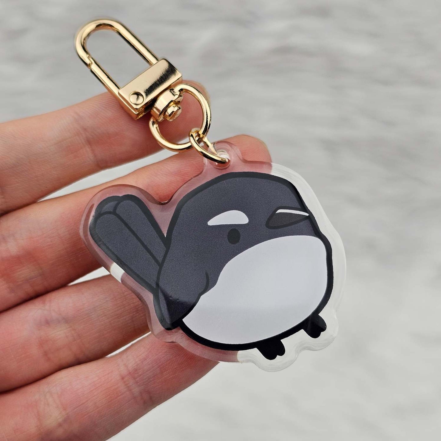 Willy Wagtail Keychain